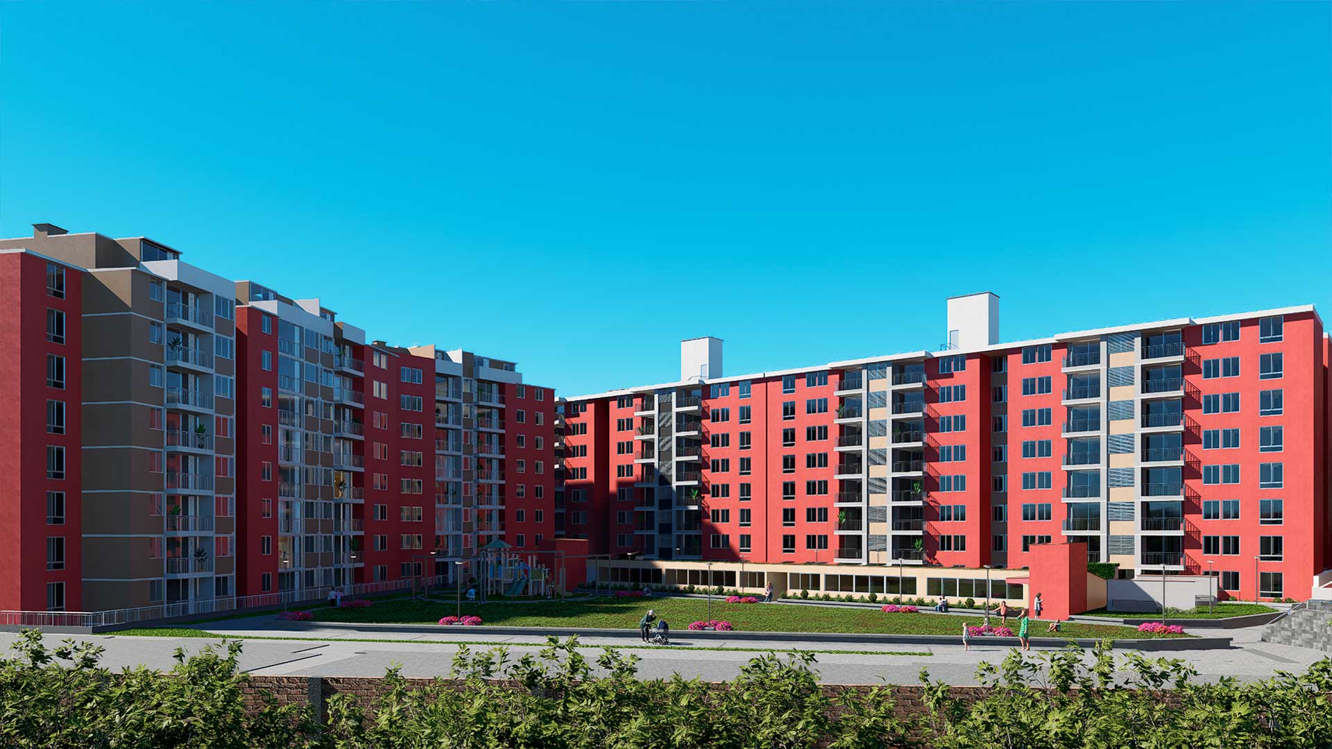 Fachada Los Parques